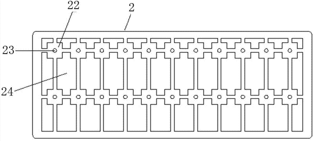 Non-film jig and application of non-film process in manufacturing process of chip on board (COP)