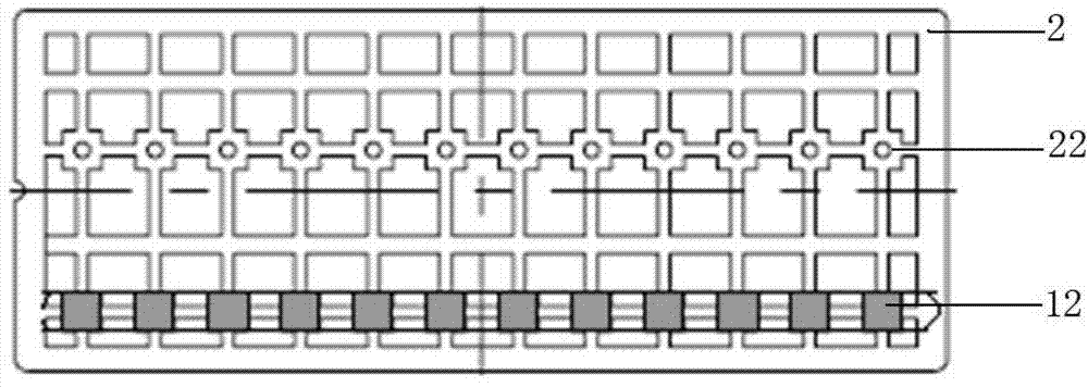 Non-film jig and application of non-film process in manufacturing process of chip on board (COP)