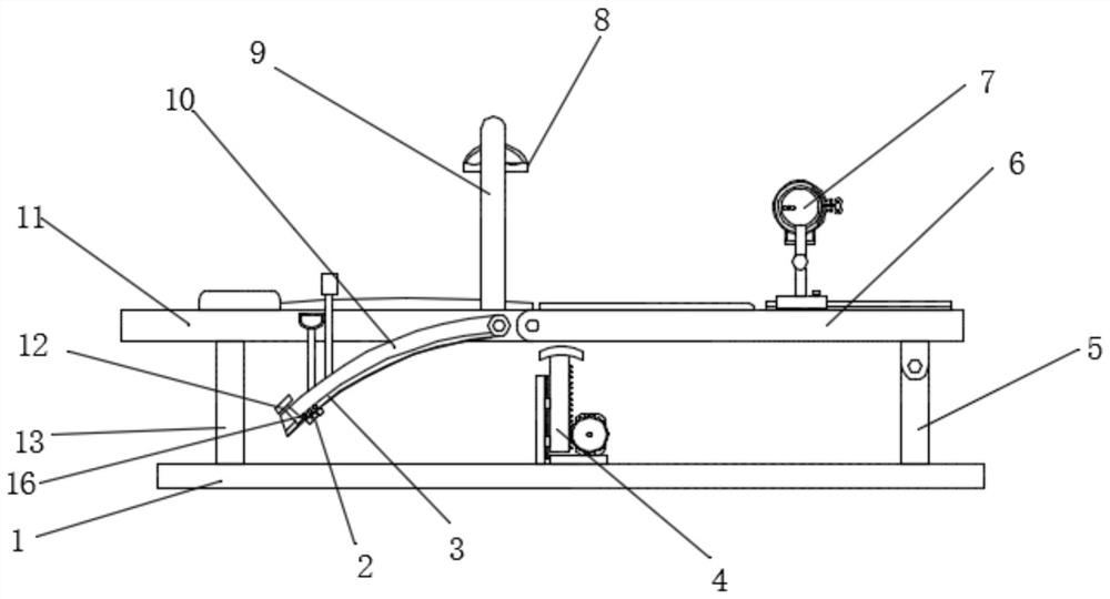 A combined physical training device for abdominal and leg training