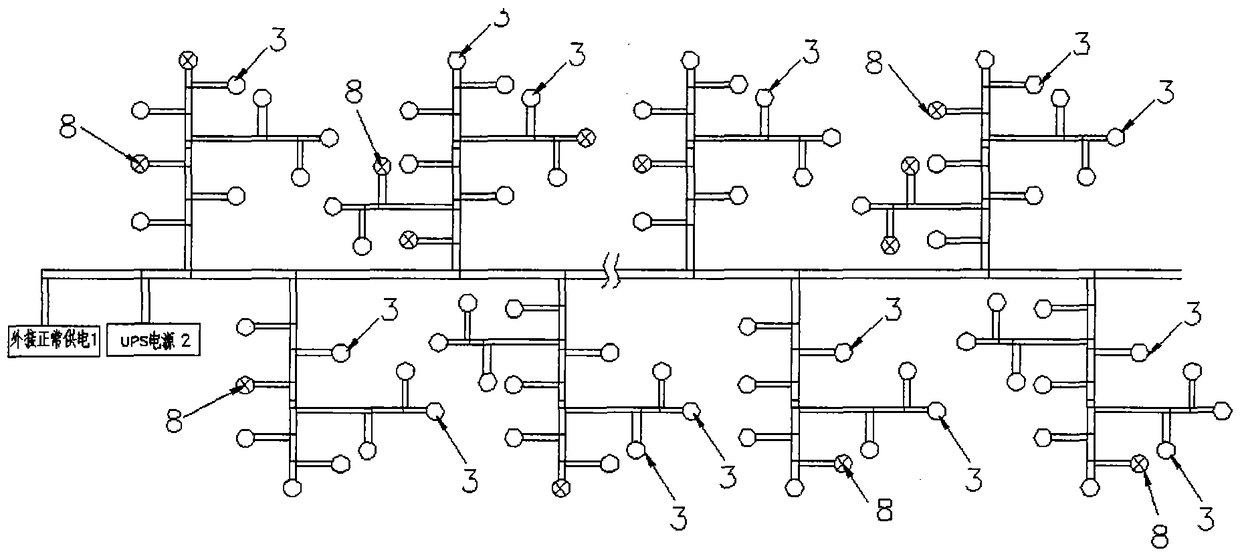 Control method of intelligent sound and light alarm device, alarm device and system thereof