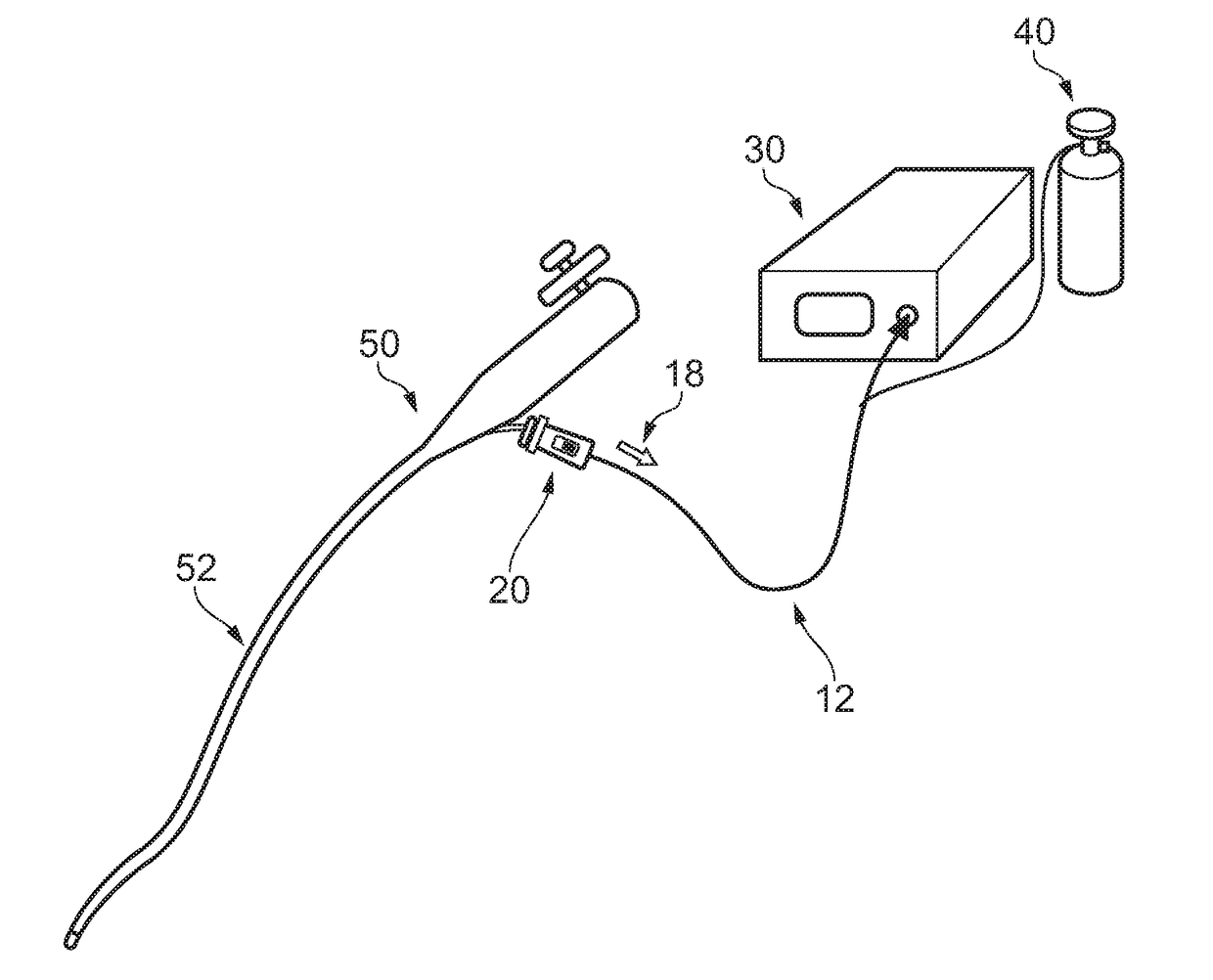 Apparatus for sterilizing an instrument channel of a surgical scoping device