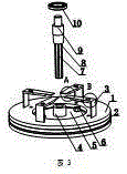 A support device for detecting surface defects of rubber rollers