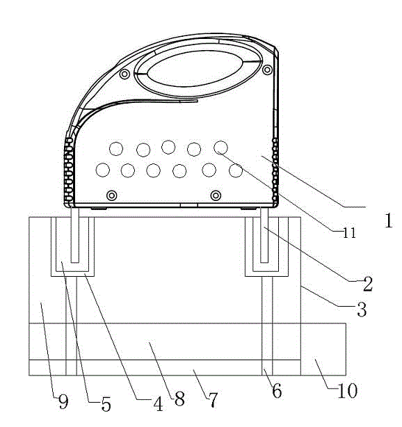 Low-noise compression type atomizer