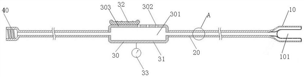 Nerve guiding device