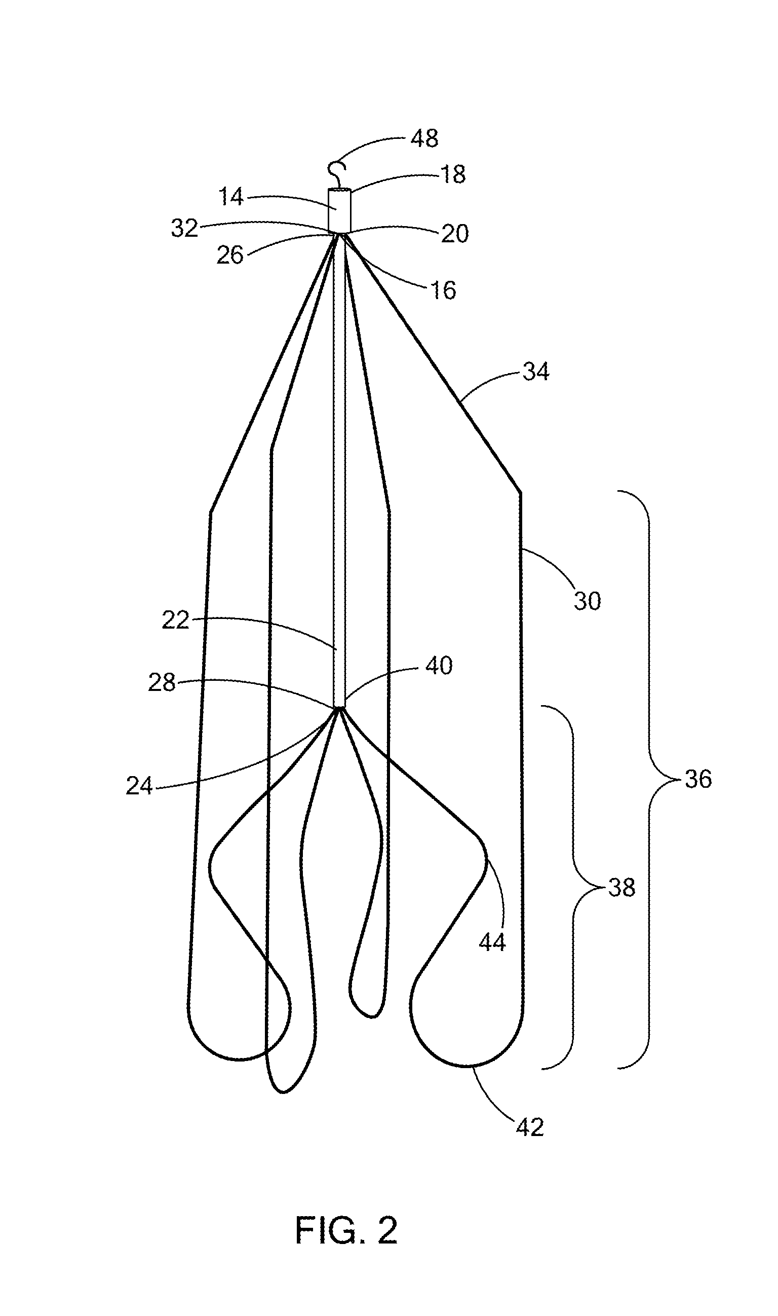 Hair pin ivc filter