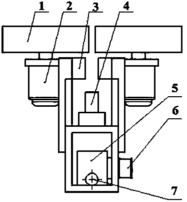 Mining rail type gas monitoring robot