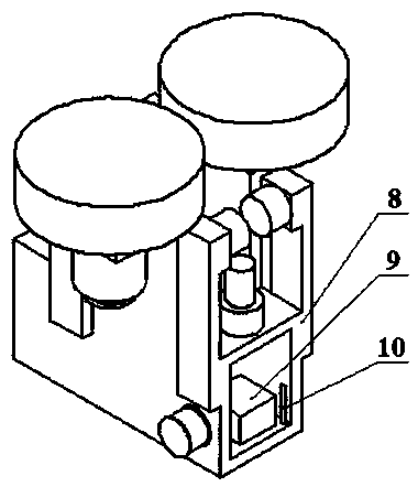 Mining rail type gas monitoring robot