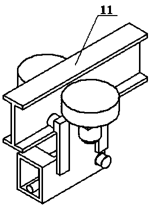 Mining rail type gas monitoring robot