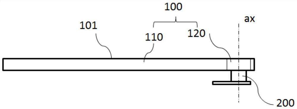 Under-screen camera shooting assembly, corresponding organic light emitting diode display screen and terminal equipment