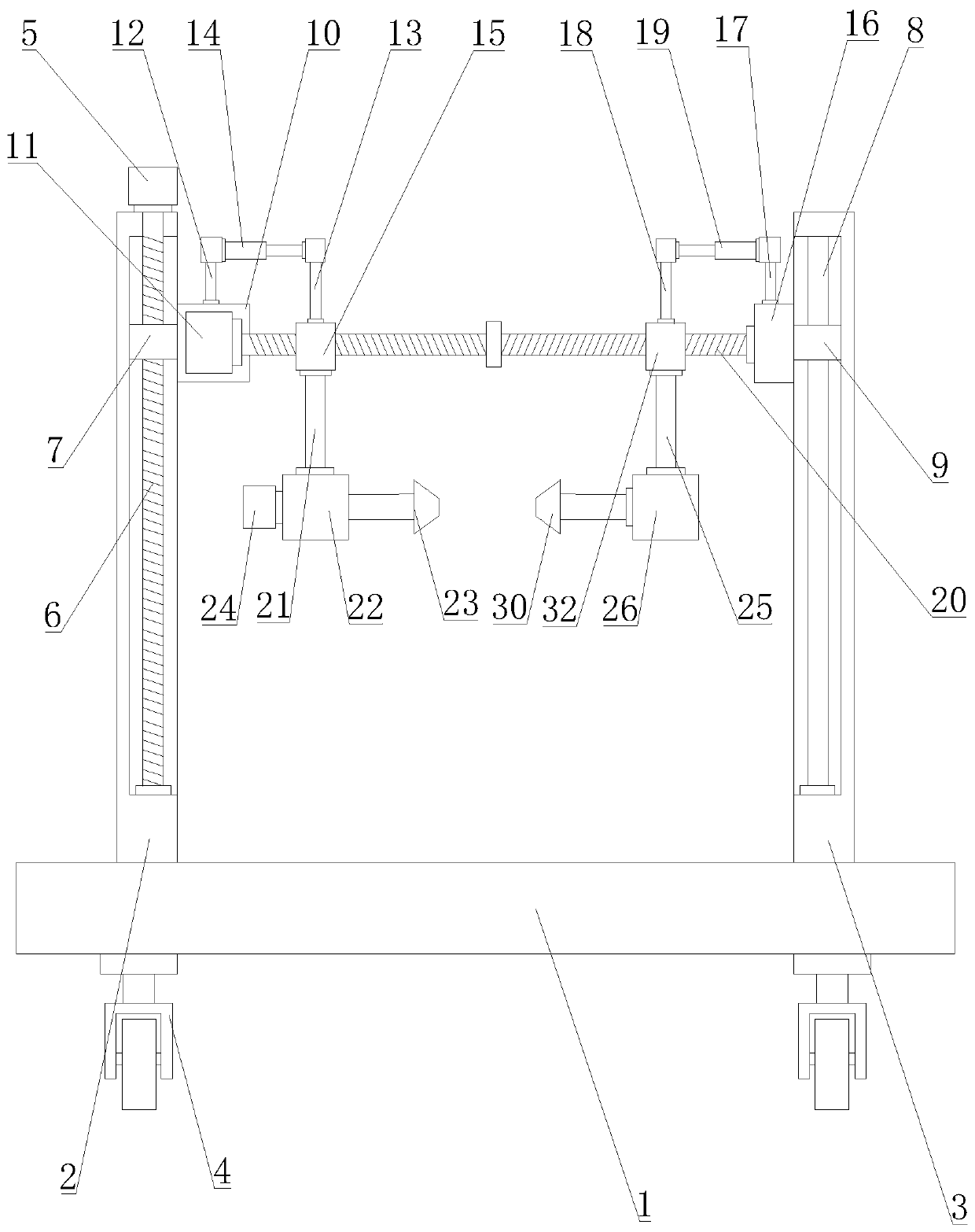 High-efficiency cable paying-off device