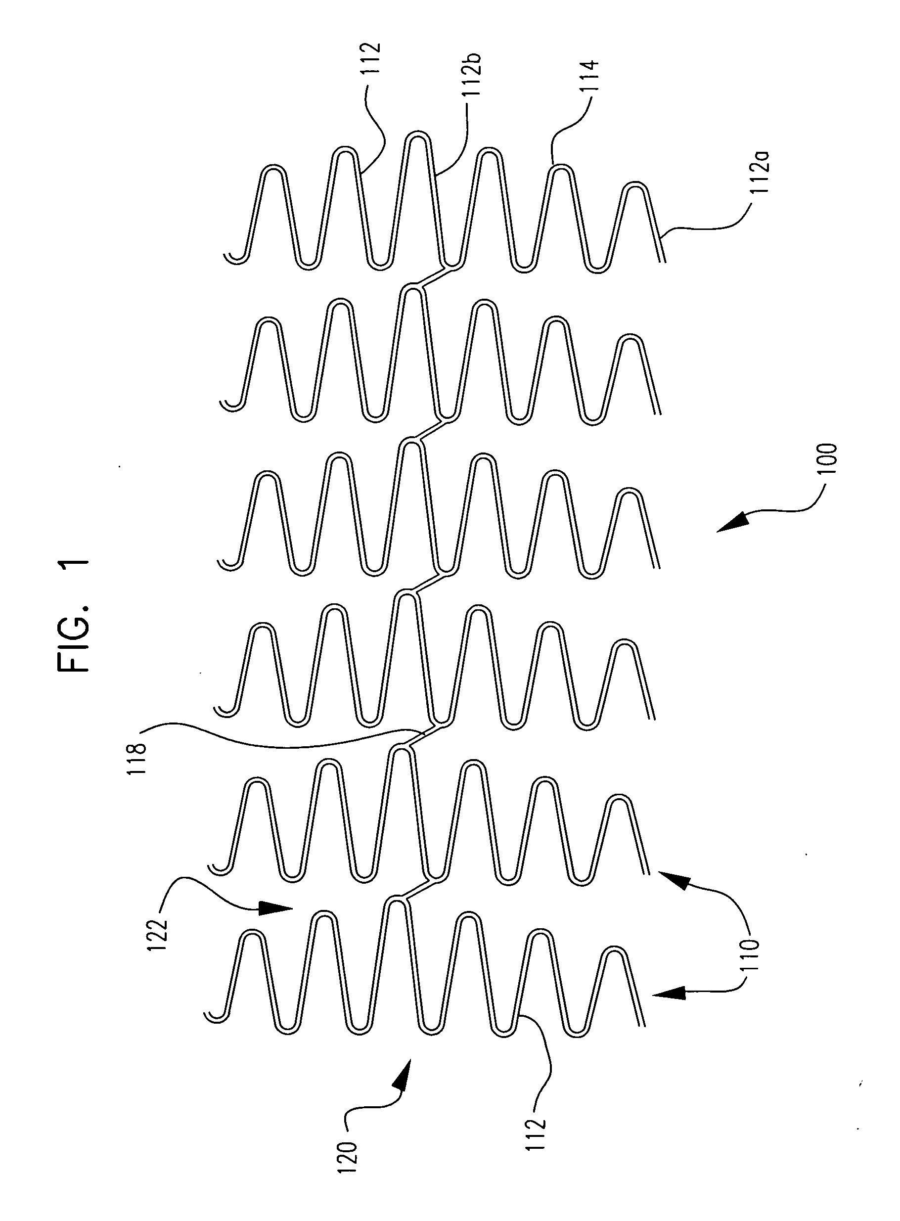 Stent to be deployed on a bend