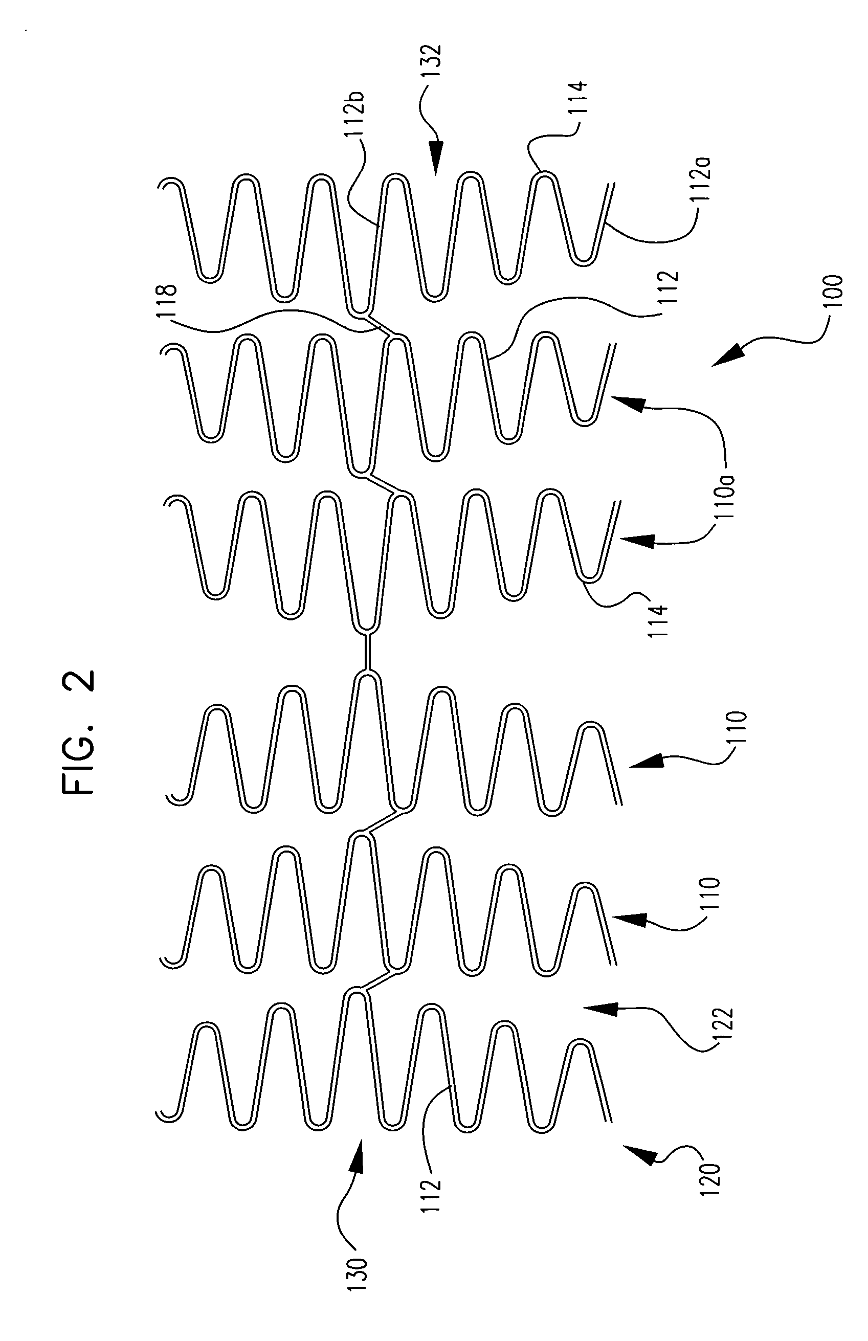 Stent to be deployed on a bend