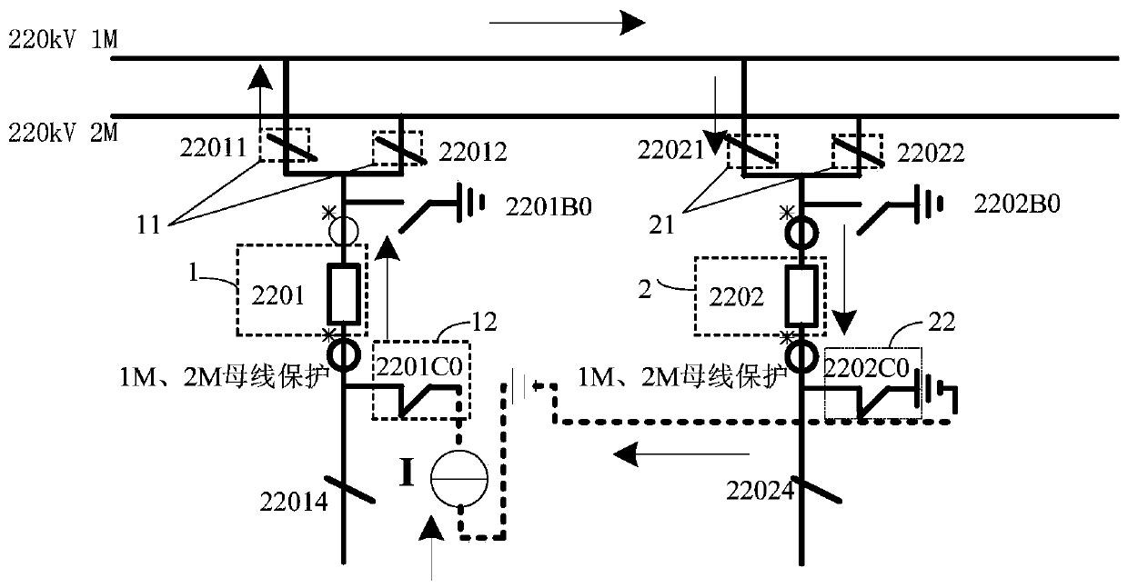 Bus differential protection interval CT secondary winding polarity consistency verification method