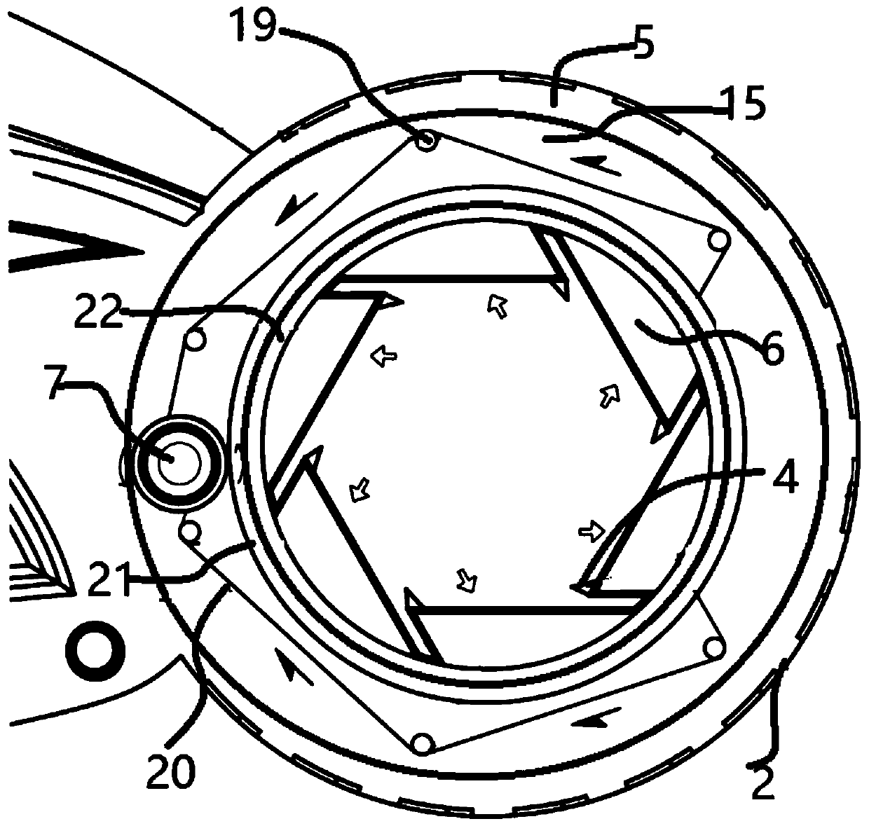 An electric tool for removing residual cement on scaffolding steel pipes