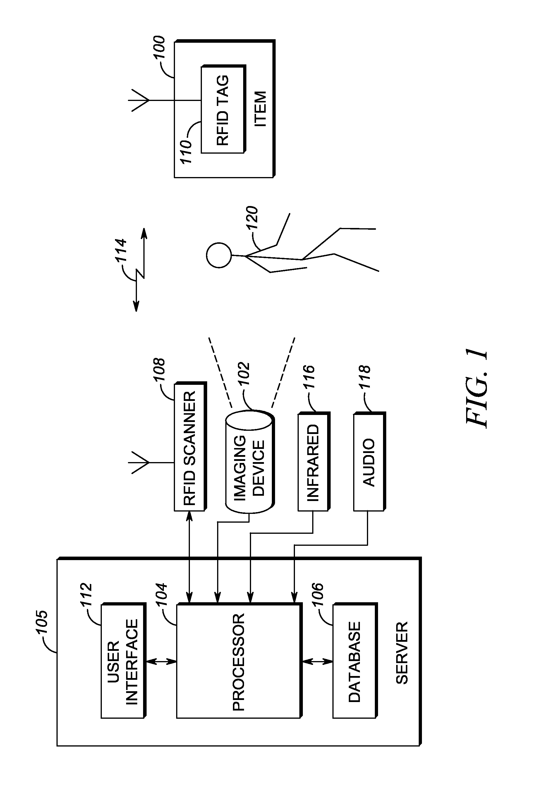 Modifying RFID system operation using movement detection