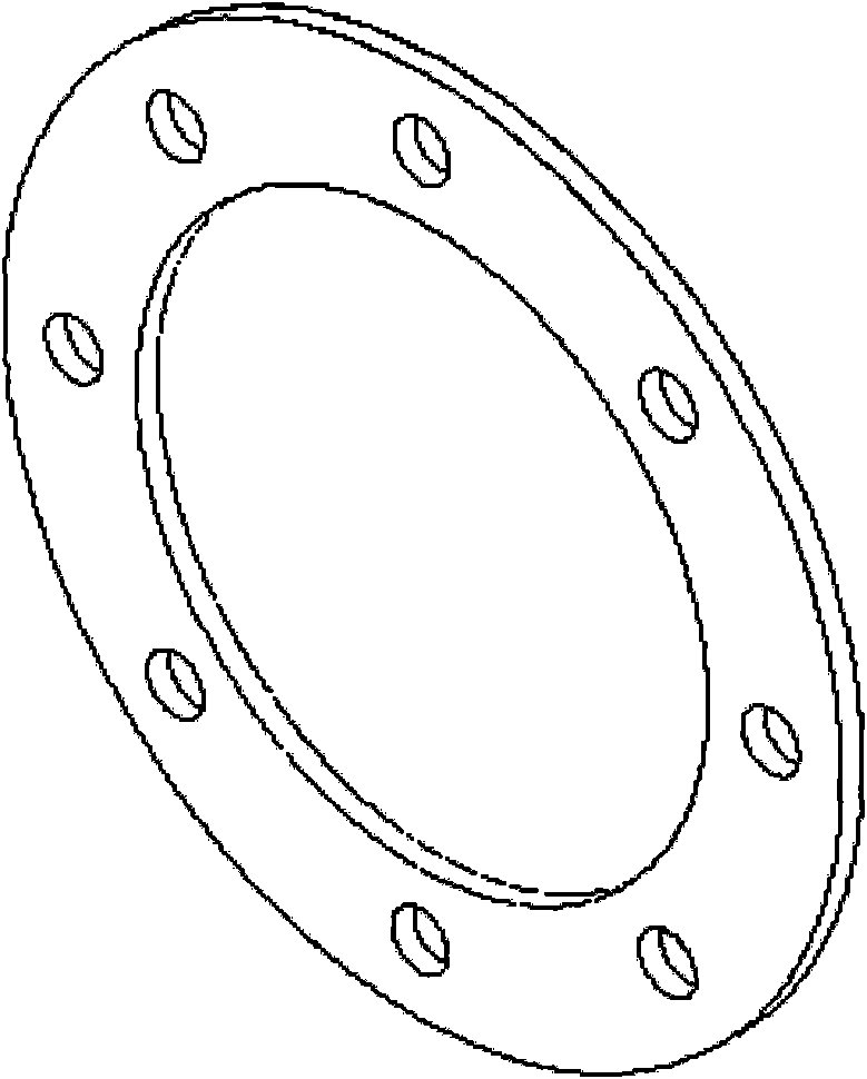 Connecting method of variable cross-section phononic crystal elastic material