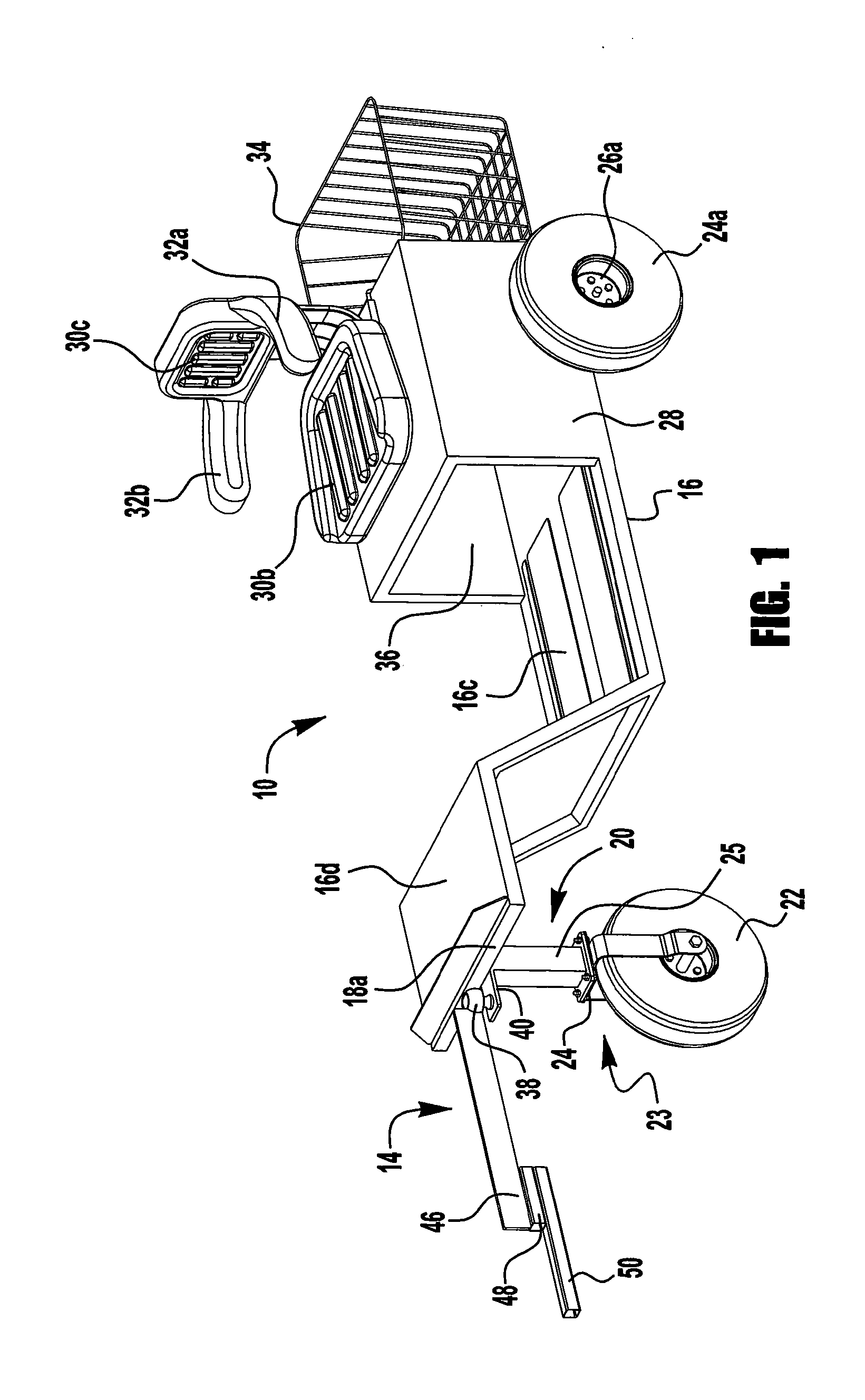 Mobility scooter trailer