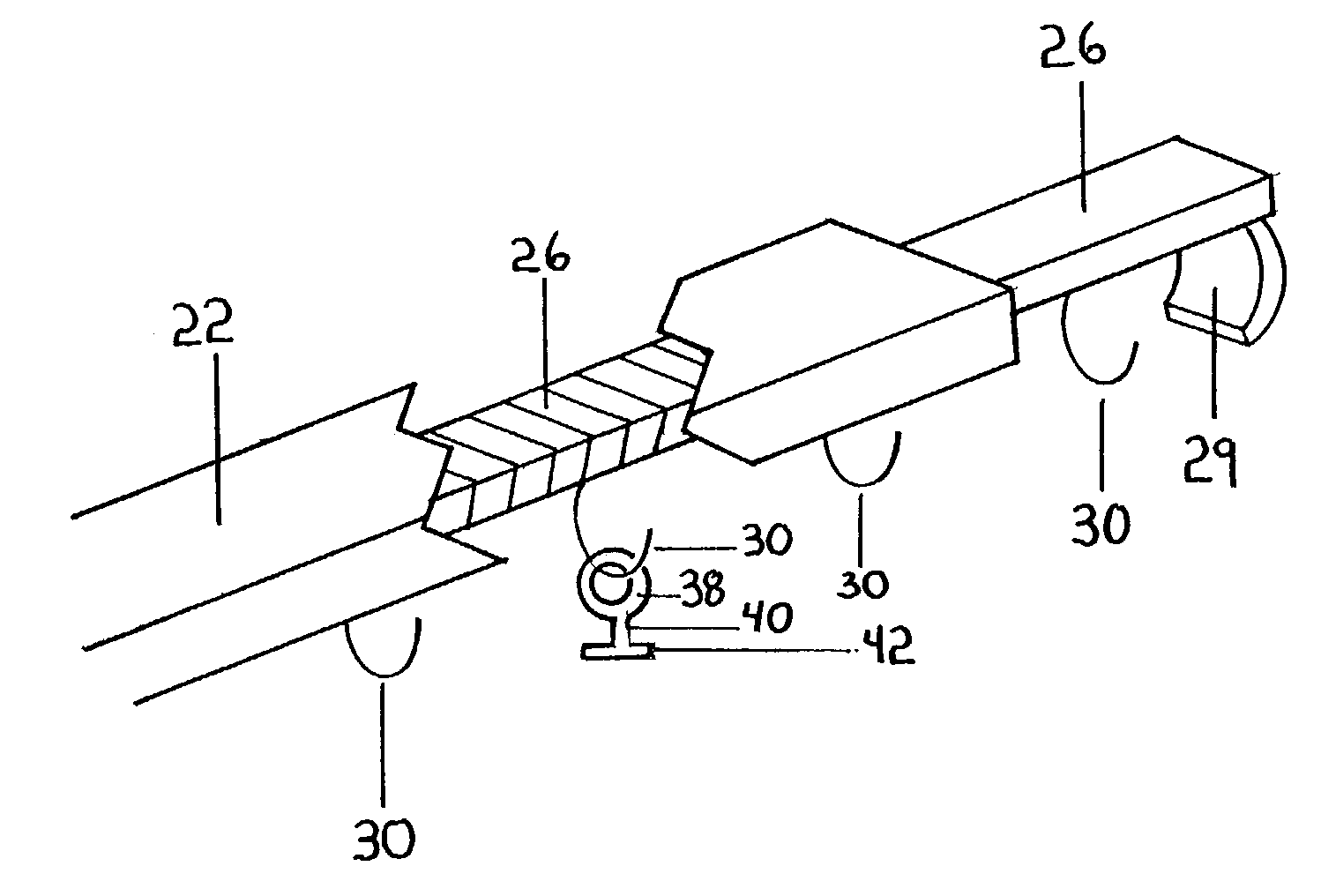 Retractable system for hanging storage