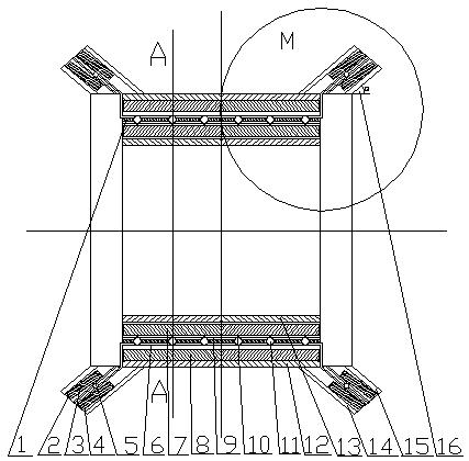 Self-aligning permanent magnet magnetic bearing