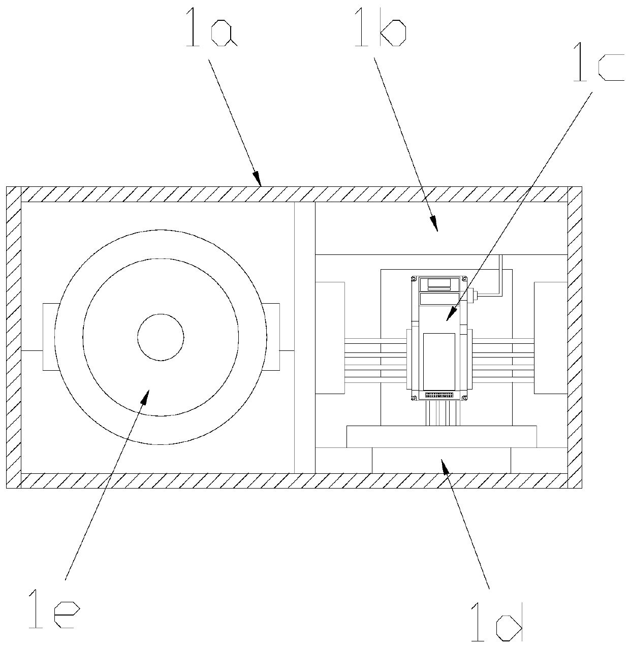 Hot pressing sintering machine for packaging high-power semiconductor device