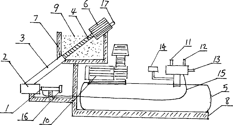 Pressure and quantity adjustable air jet type pulverized coal conveying fuel booster for rotary spiral conveyer