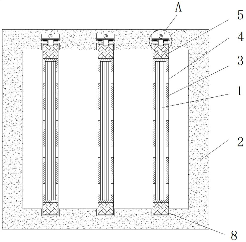 Silencing sheet of resistive silencer