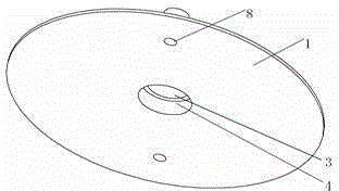 Adjustable template connecting piece