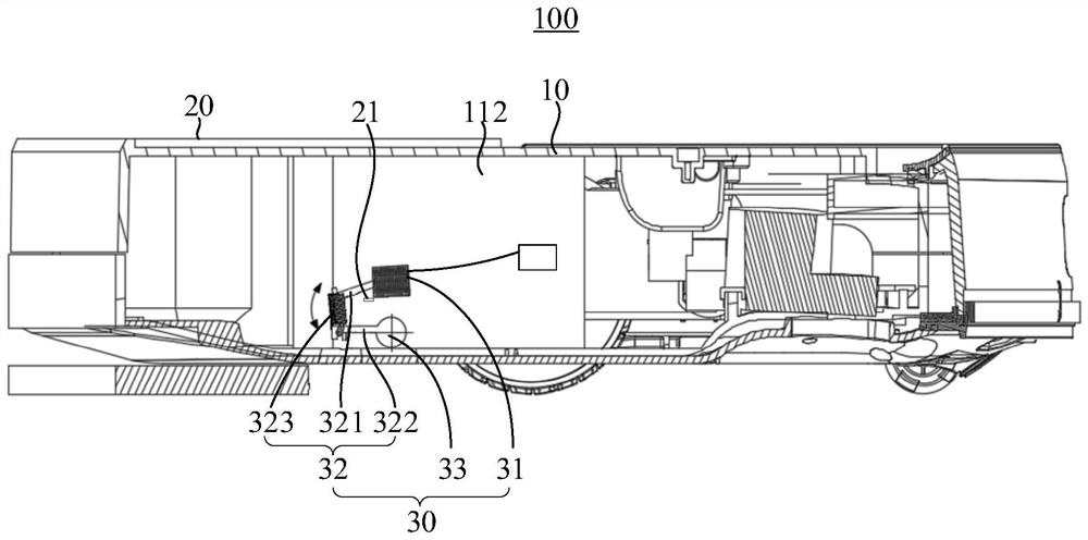 Dust box assembly, cleaning robot and cleaning system