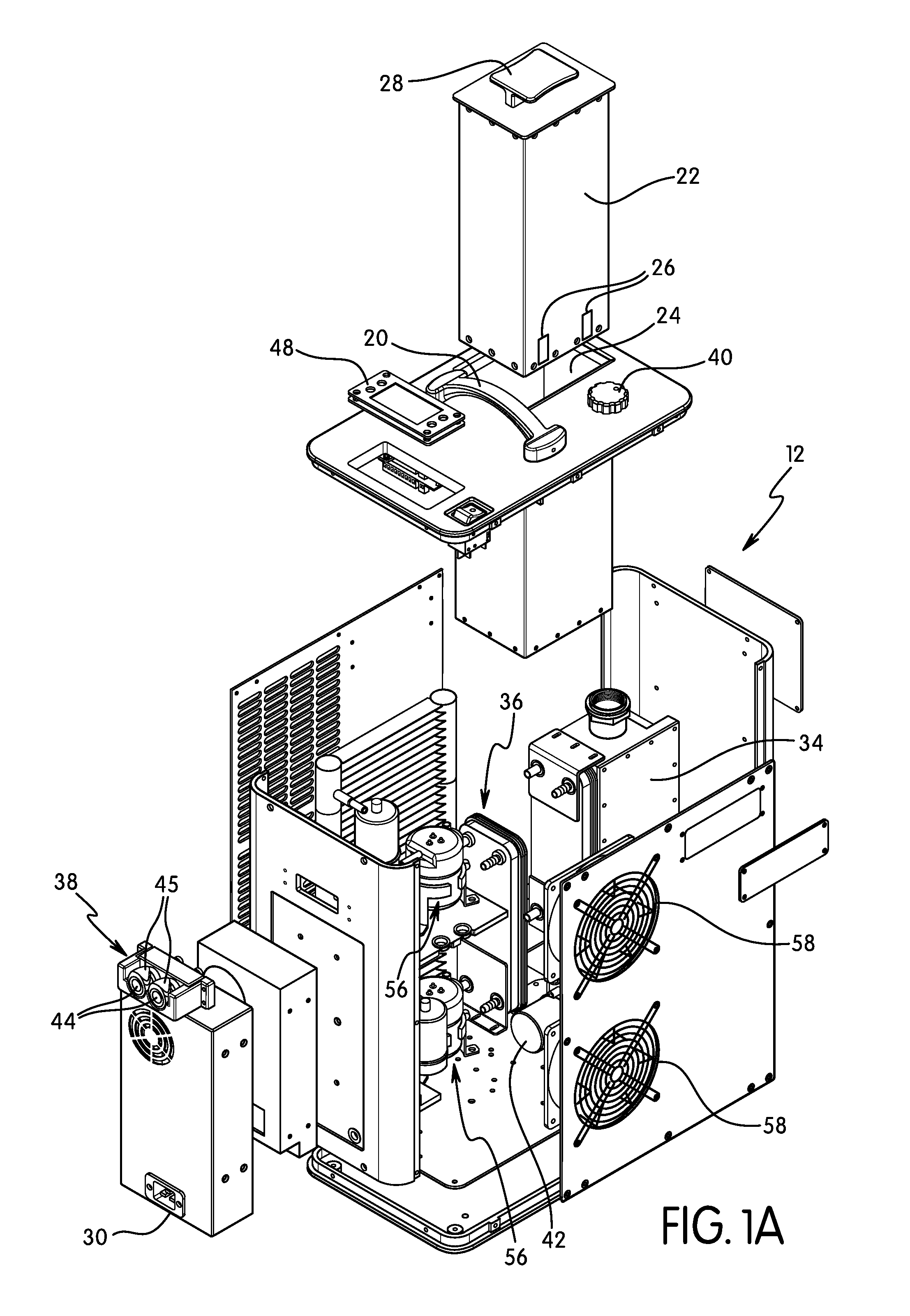 Portable medical cooling assembly