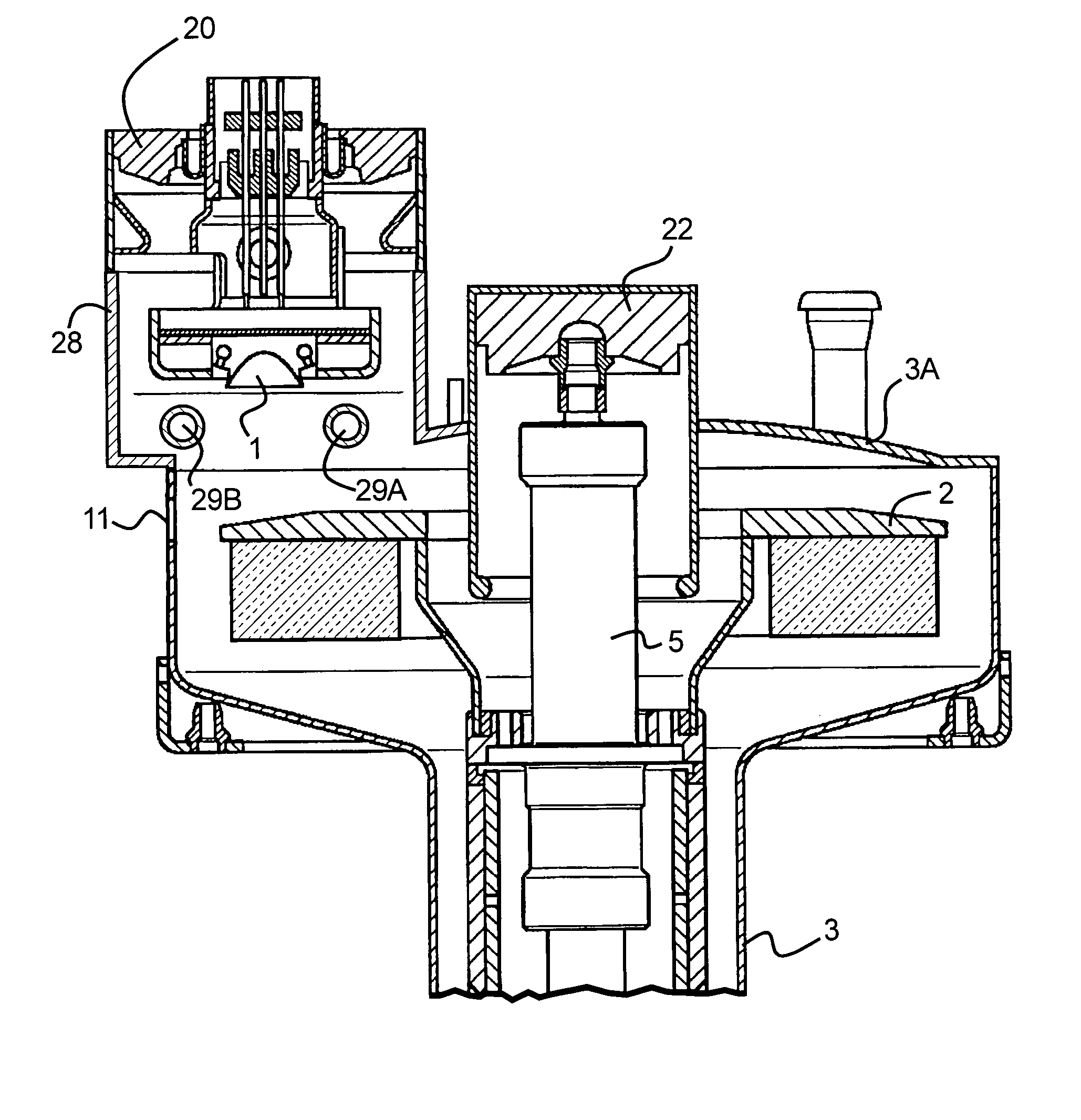 X-ray tube with housing adapted to receive and hold and electron beam deflector