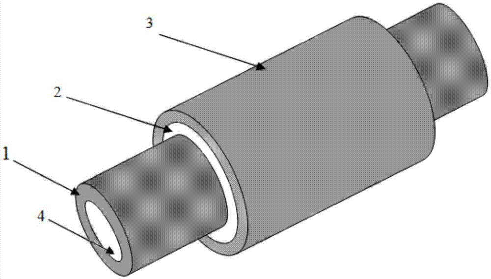 Anti-radiation composite cable based on magnesium aluminate spinel insulation