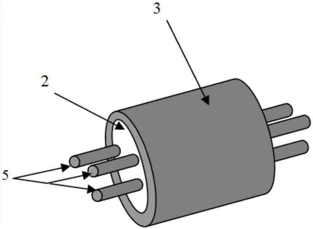 Anti-radiation composite cable based on magnesium aluminate spinel insulation