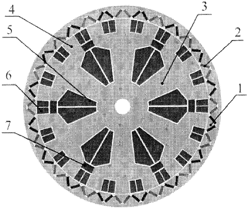 Permanent magnet harmonic motor