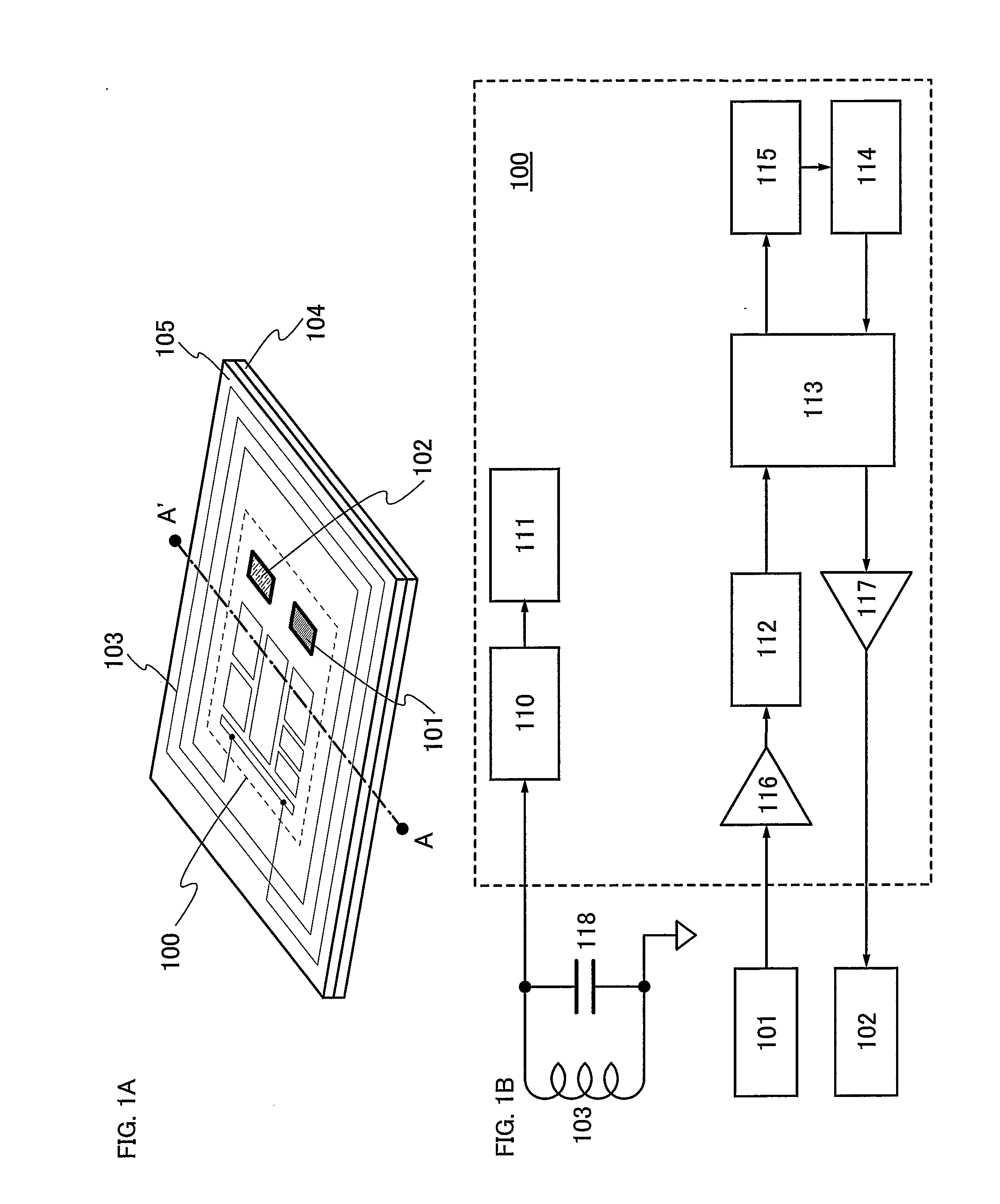 Id chip and ic card