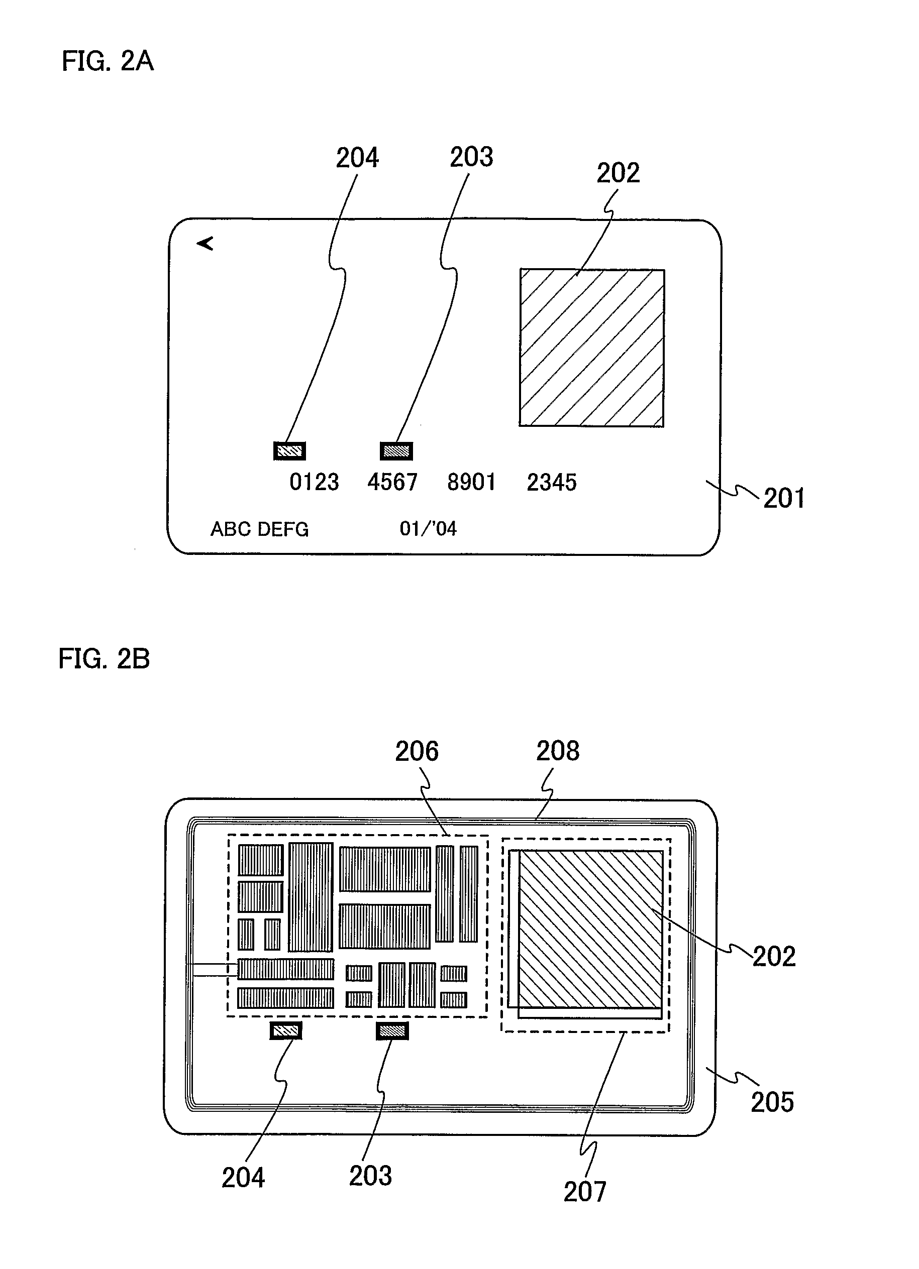 Id chip and ic card