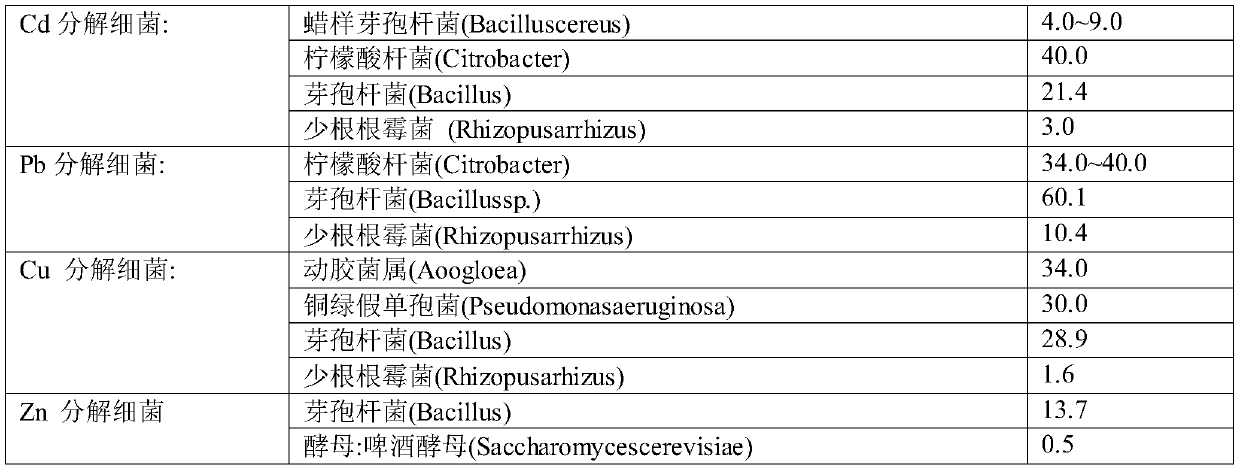 A heavy metal sludge soil remediation agent, preparation method and application in sludge digestion