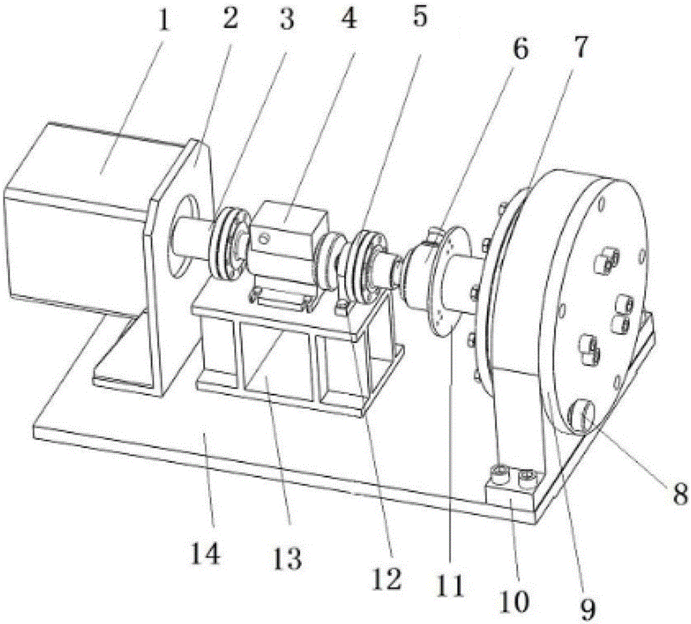 RV speed reducer transmission return difference testing device