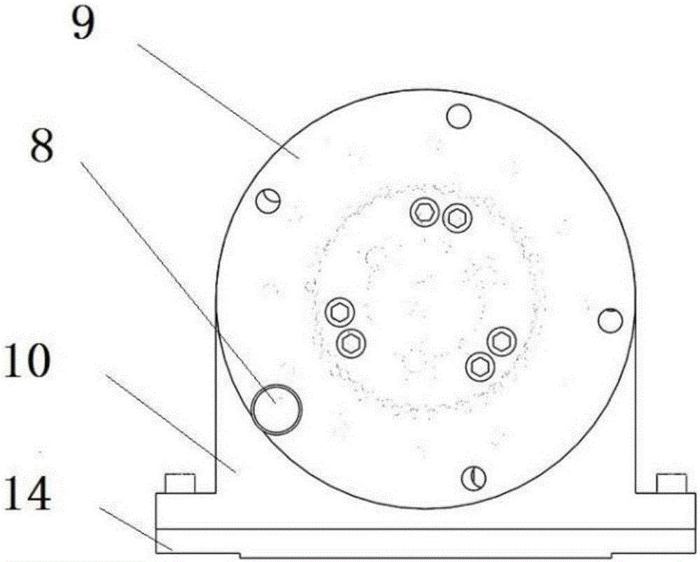 RV speed reducer transmission return difference testing device