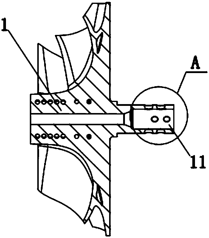 Rotor structure and engine