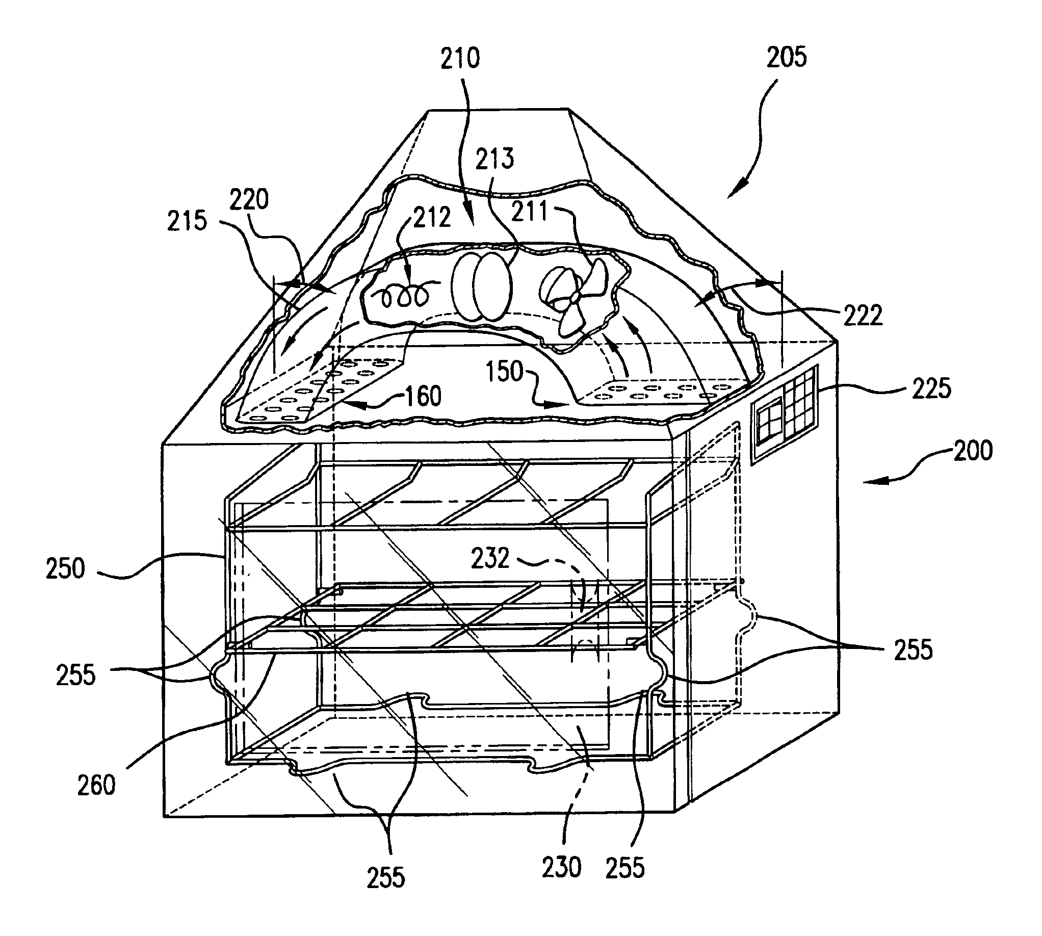 Apparatus for controlling the drying of previously baked goods