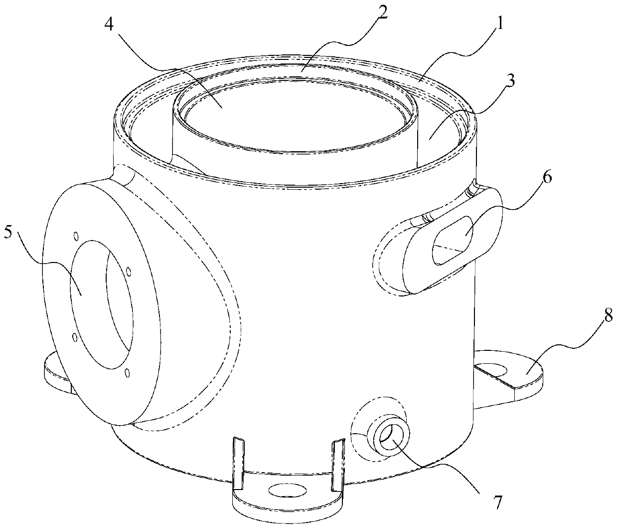 Combustion chamber base and burner