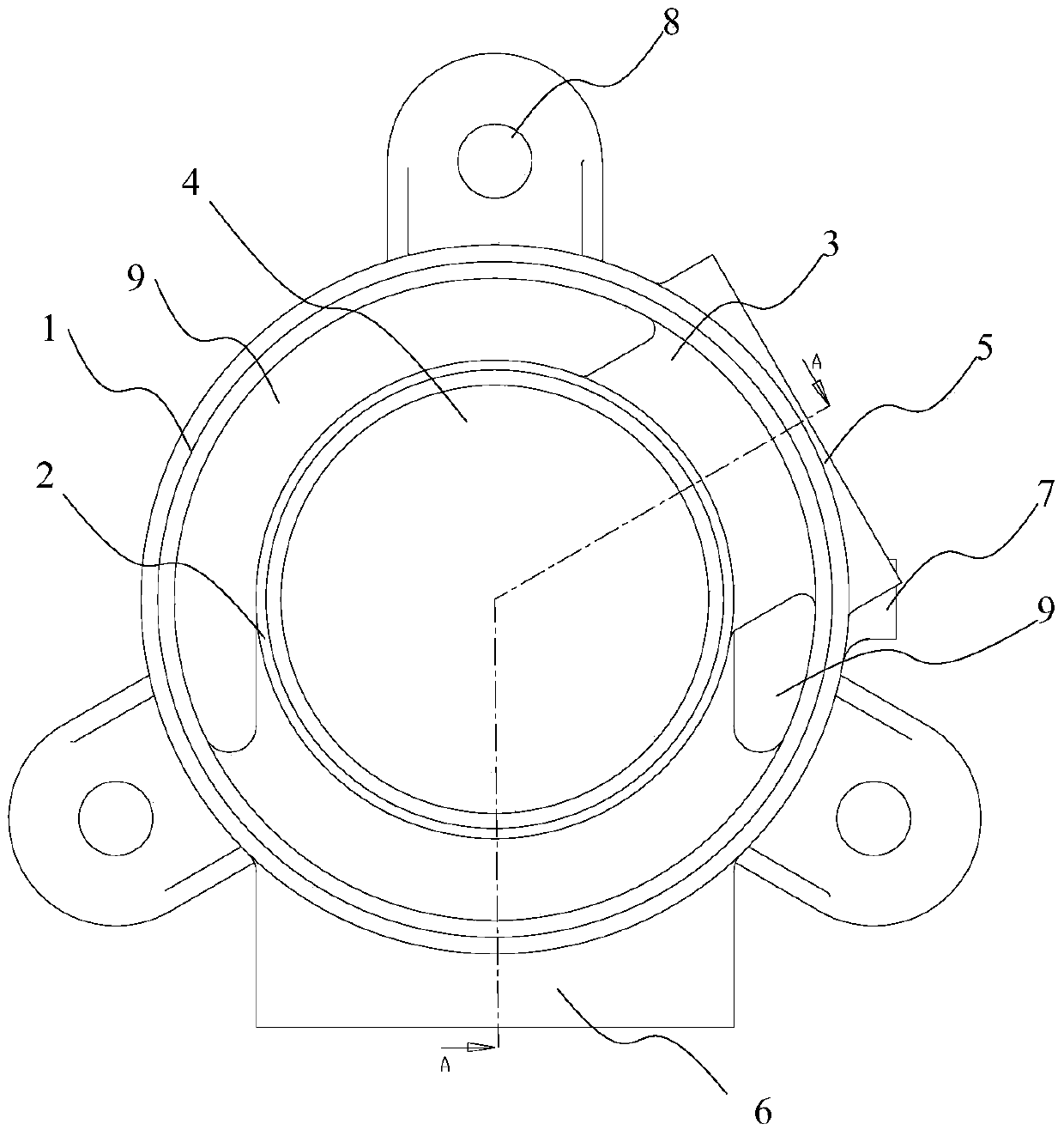 Combustion chamber base and burner