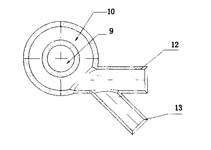 Smoke power-type wet desulphurization ultrasonic atomization device and application thereof