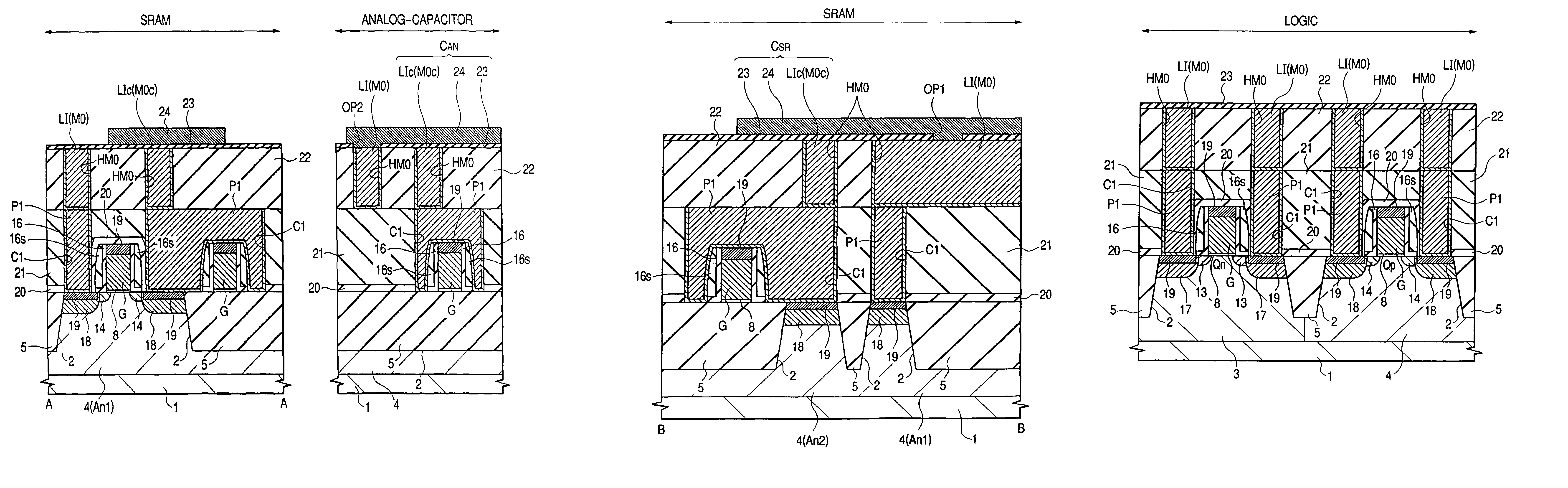 Semiconductor integrated circuit device and a method of manufacturing the same