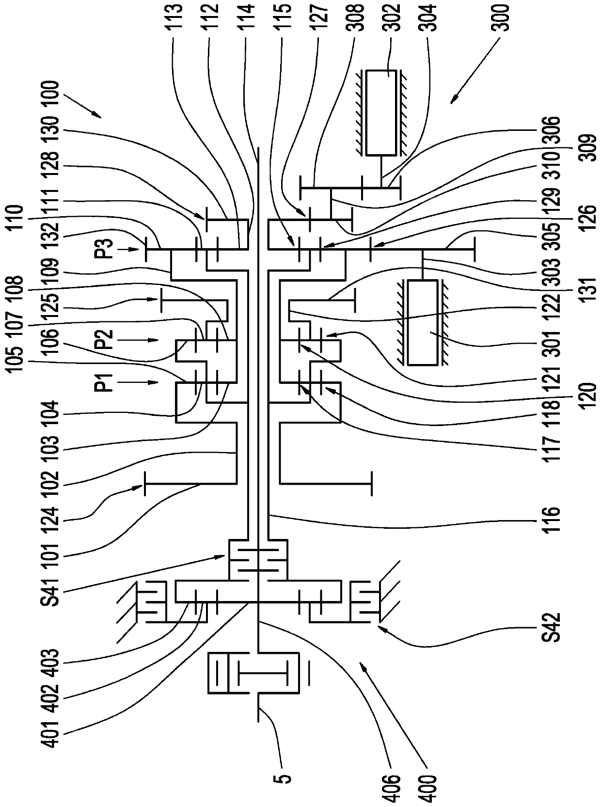 Continuously variable power-split transmission