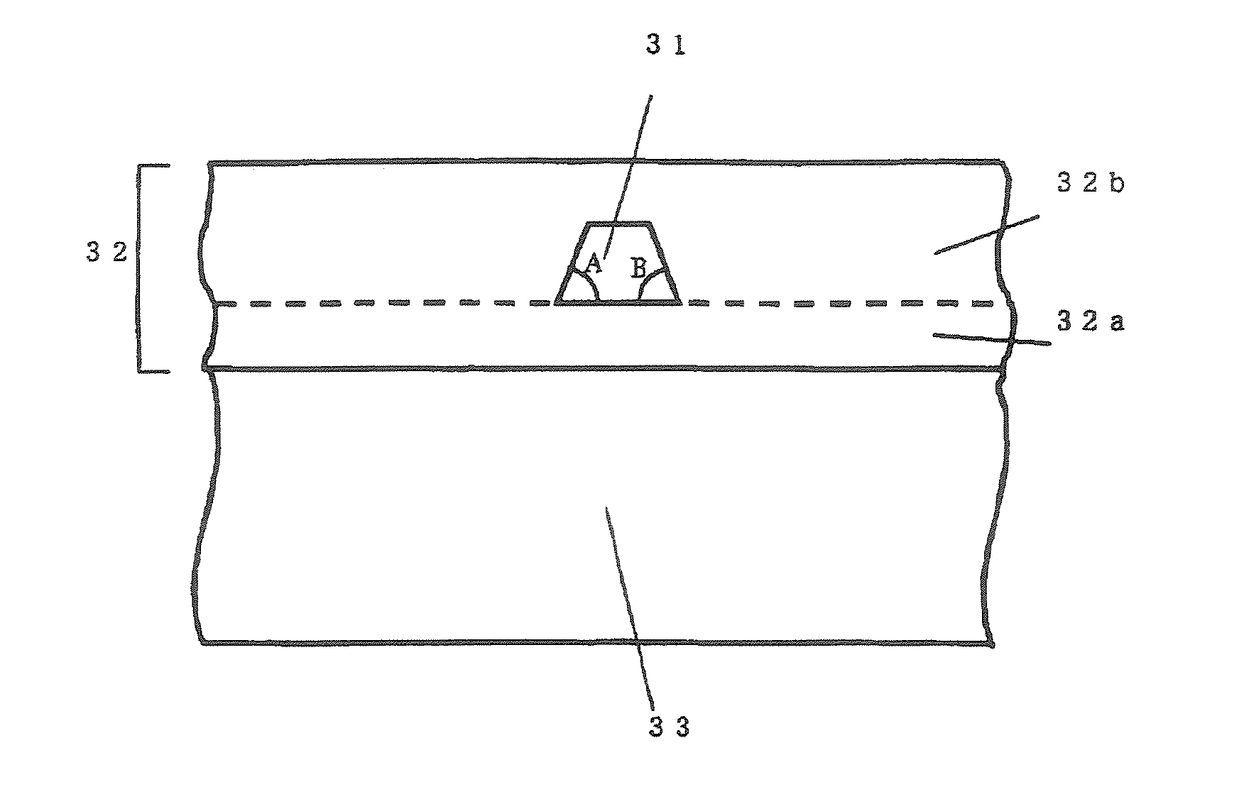 Glass optical waveguide