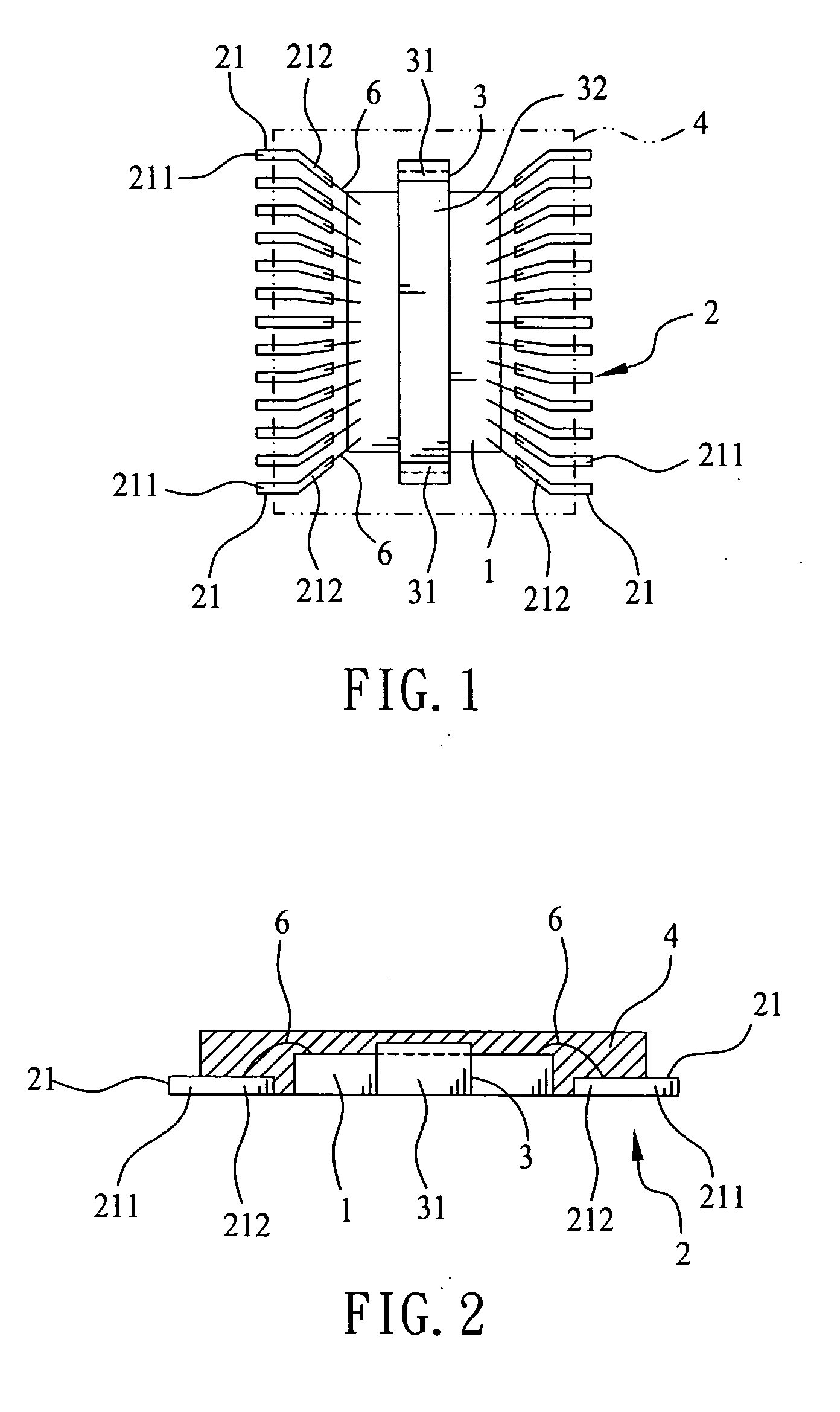 IC with stably mounted chip