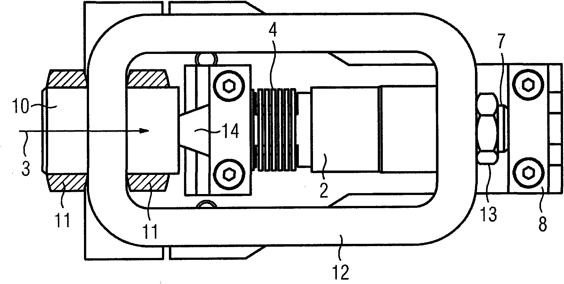 Short-circuit device having pyrotechnic trigger