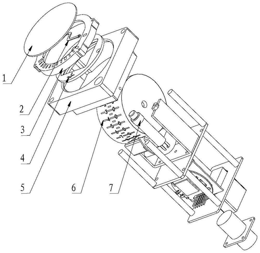 Aviation simulation flight ground level meter based on can bus control