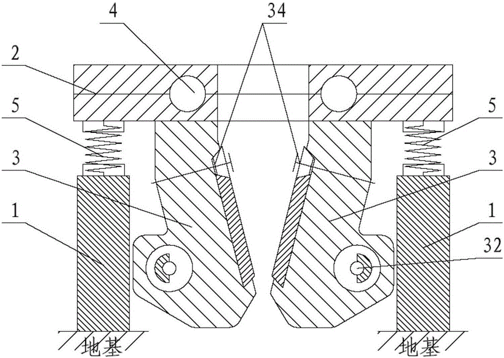 Vibration self-synchronizing crusher of double vibrators